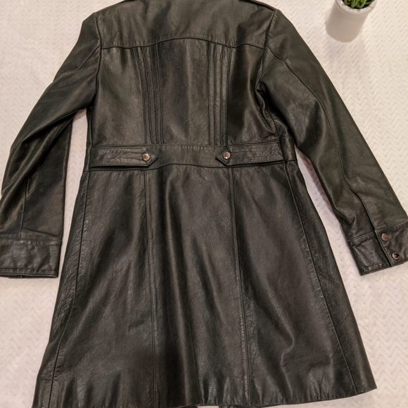 ❗PRICE ⬇️❗Guess Dark Green Leather Jacket - Picture 7 of 8